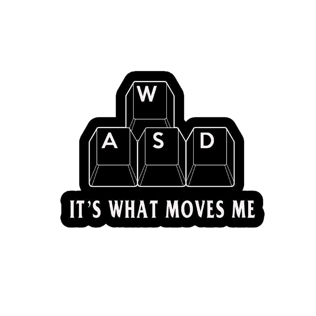 WASD Sticker
